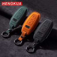Car Remote Key Case Cover for Audi A3 A4 B9 A6 A7 4K A8 E-tron Q5 Q8 C8 D5 SQ8 Suede Car Key Fob Shell Keychain Protection Bag