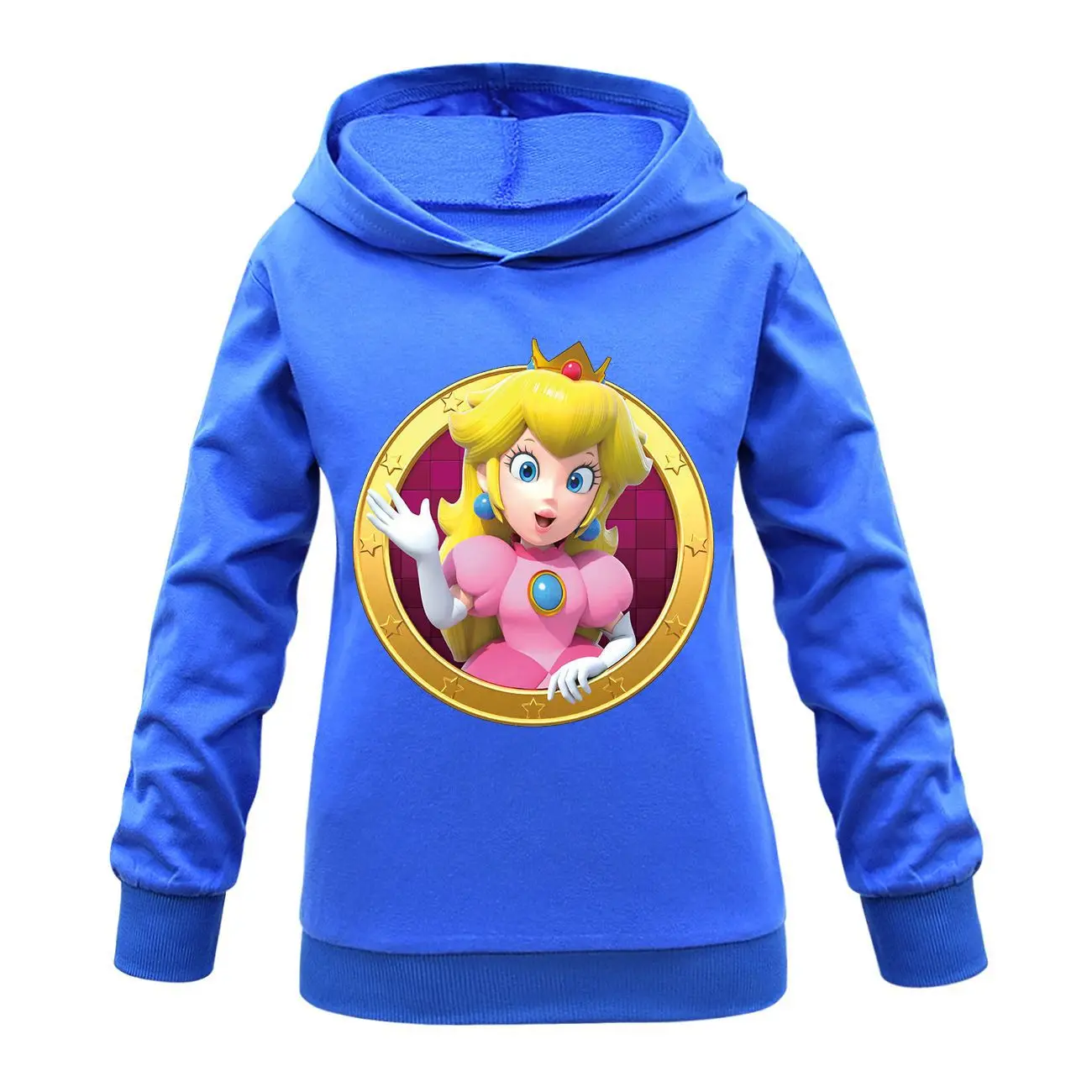 Sudadera con capucha de Disney para niña, abrigo de princesa, chaqueta de manga larga con capucha, primavera y otoño