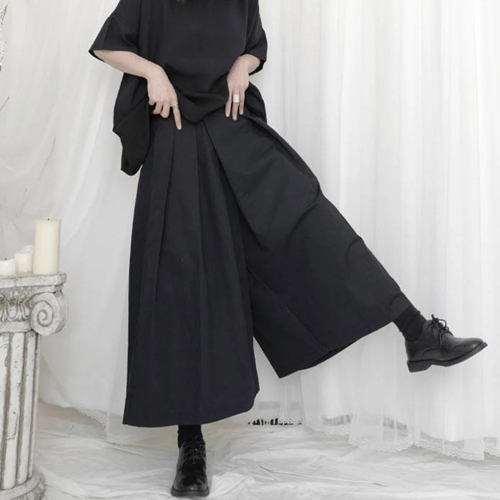 

XS-5XL New Winter Men's Straight Leg Skirt Pants Unisex American Retro Fashion Trendy Casual Loose Simple Niche Men's Bottoms