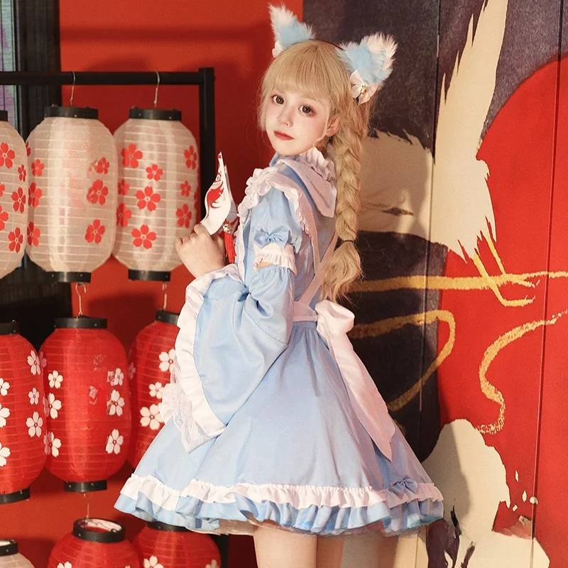 Großes Dienstmädchen-Prinzessin-Kostüm für Halloween Dr. Traditionelles chinesisches Bühnenkostüm für Damen, Feen-T-Prinzessin-Outfit