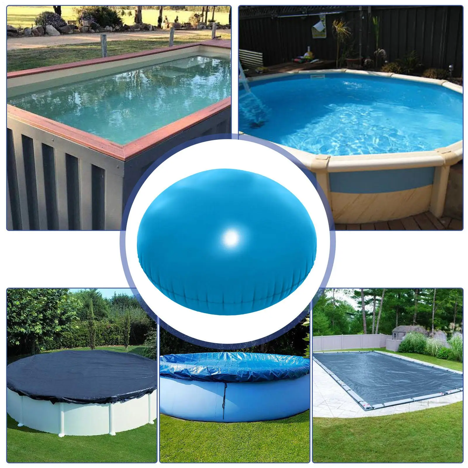 Durable Air Pool Pillow Pool Cover Air Pillow Durable Winterizing Pool Cover Pillow Cold Resistant for Above GroundPools
