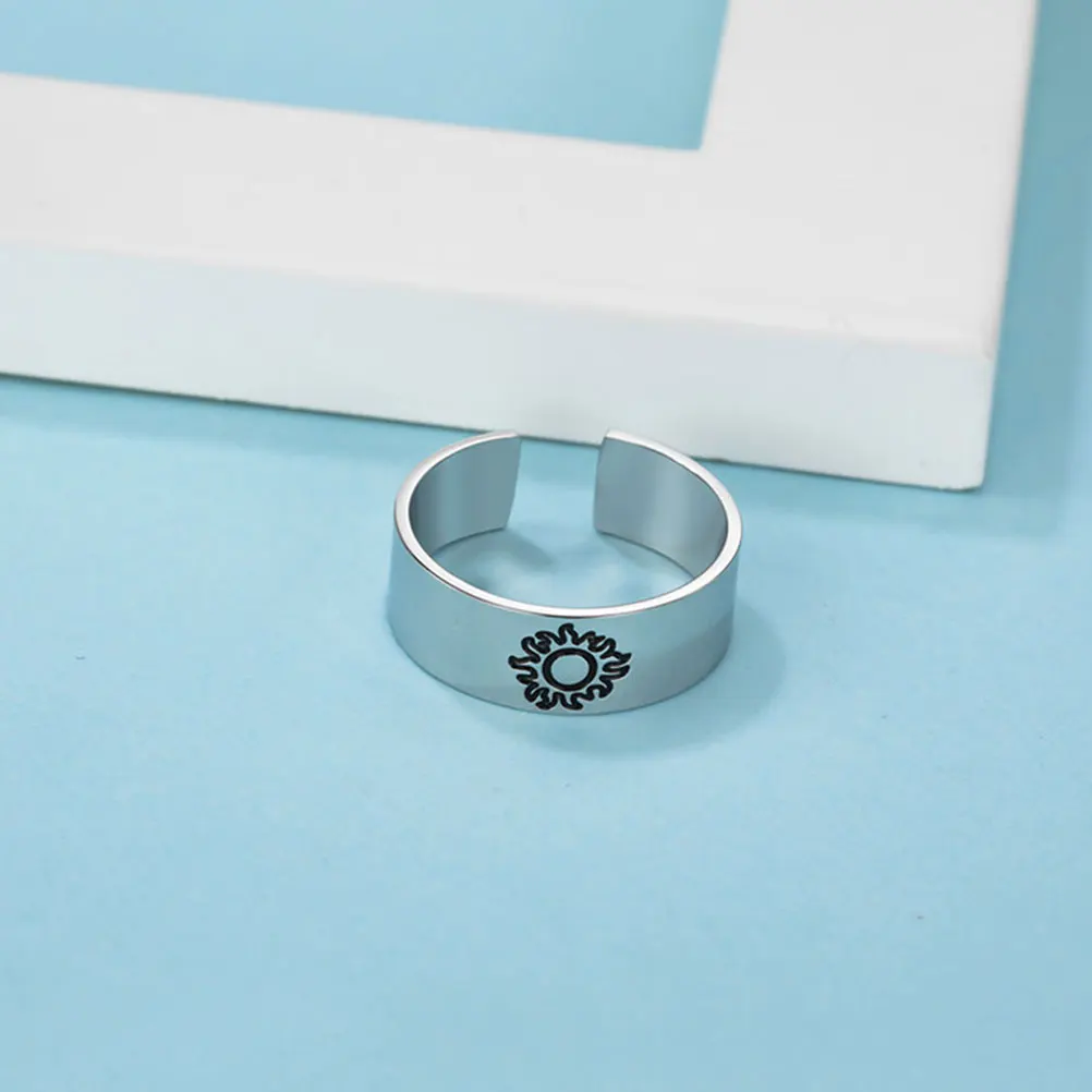 

3 Pcs Rings Vintage Aesthetic Open Adjustable Jewelry For Women Open Ring Mom Teen Girls Elegant Accessories