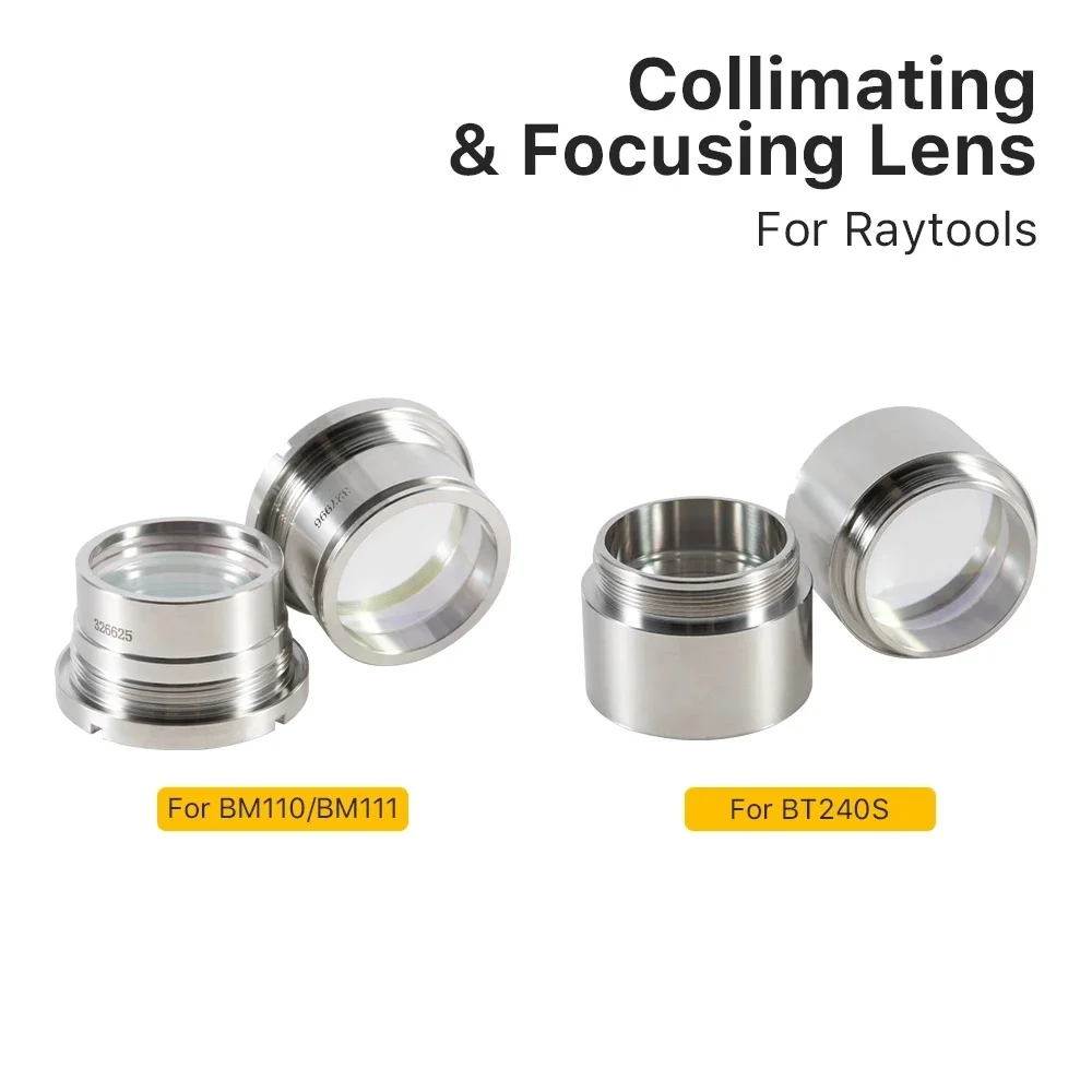 Original Raytools BM110/BM111/BT240S Collimating & Focusing Lens D30 with Lens Holder for Raytools Laser Cutting Head