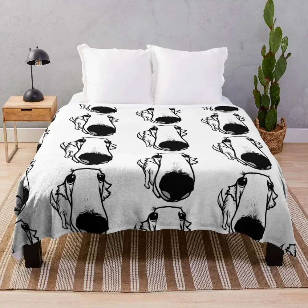 

Cute Borzoi, Long Faced Dog Throw Blanket Fluffy Cozy Throw Blanket for Home Decor