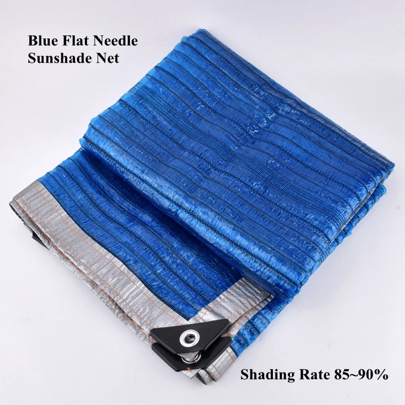 

Blue Plain Woven Sunshade Net Garden Succulent Plant Shelter Shading Net Outdoor Car Shed Awning Swimming Pool Shading Sails