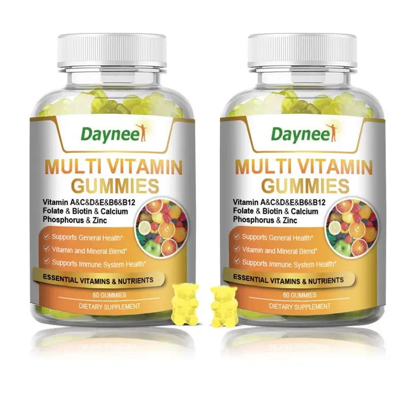 1 Fles Multi Vitamine Gummies Gezondheidsvoedsel