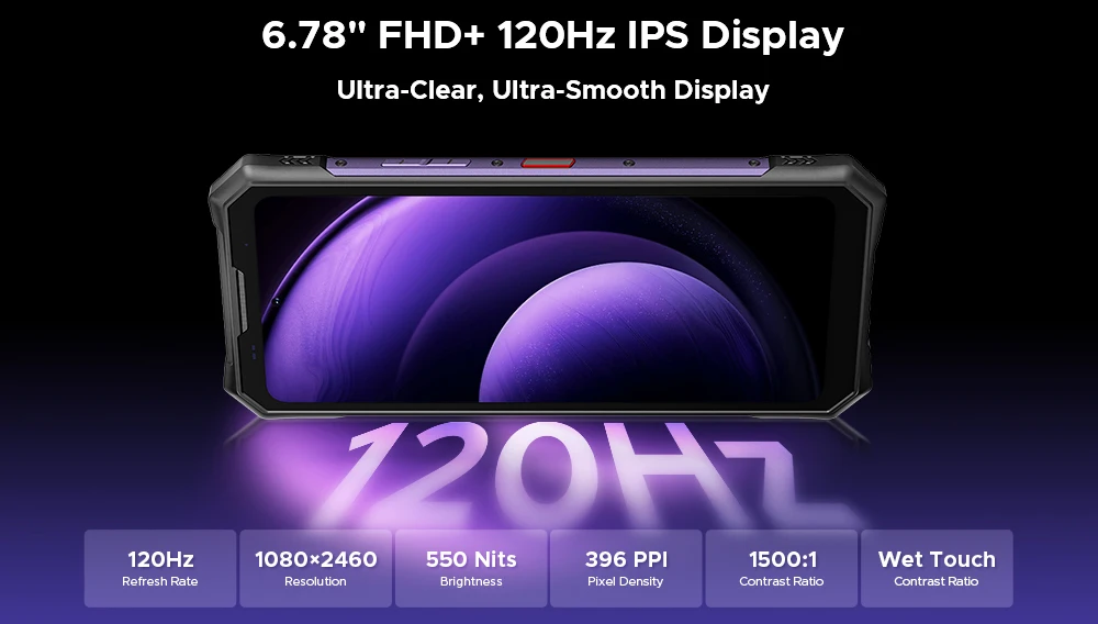 Global Version DOOGEE S300 Plus Thermal 5G Rugged Phone Thermal Imaging 12GB 1TB 6.78'' Screen 11000mAh Android 16 Mobile Phone
