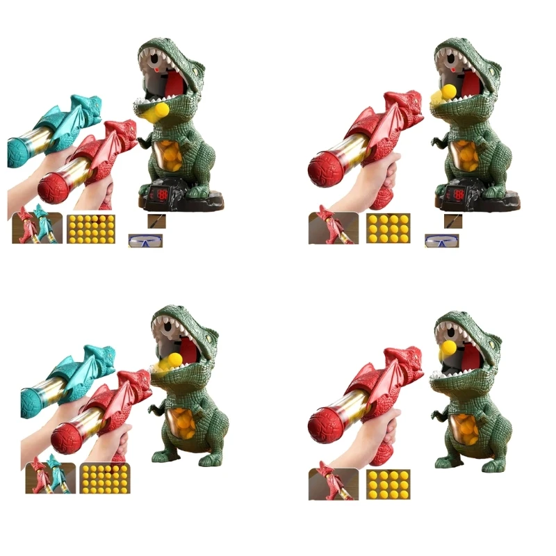 

Safe Foam Guns Dinosaur Air Guns Funny Indoor Outdoor Toddler Toy N84E