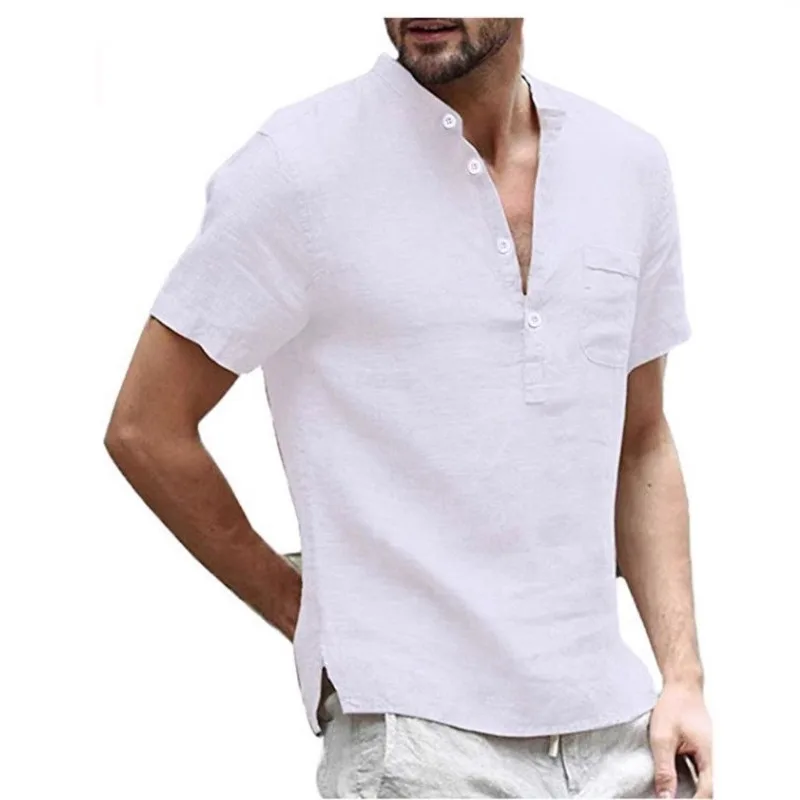 

2026 New Style Men's Single-Breasted Short-Sleeve Casual Shirt