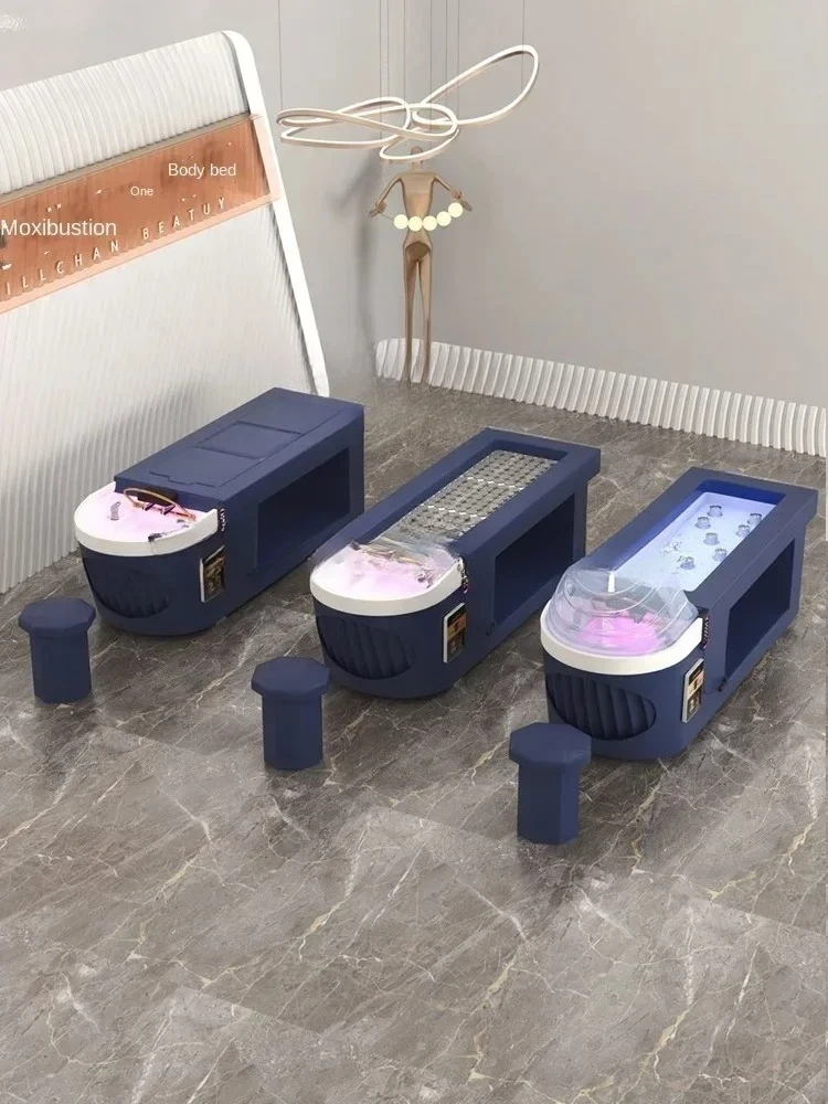 n-1 Moxibustion Head Therapy Integrated Facial Bed Smokeless Automatic Water Circulation Fumigation Shampoo Chair