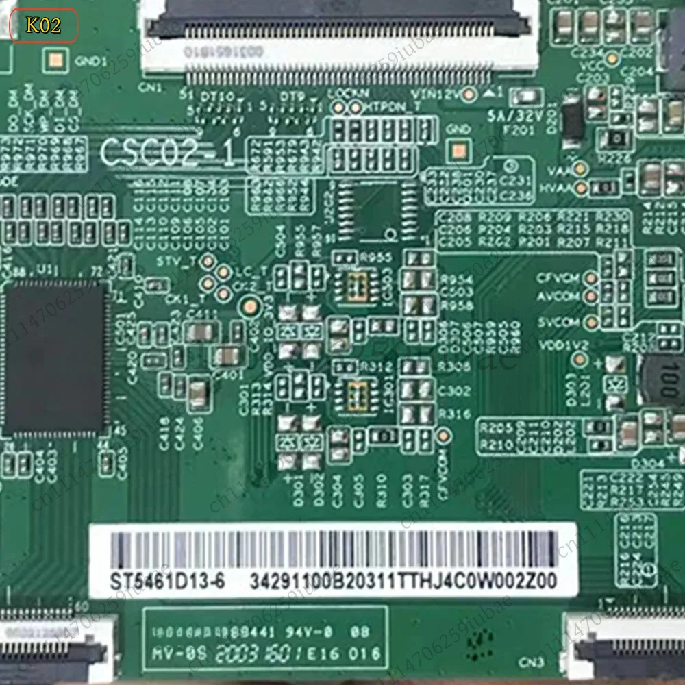 Tarjeta de Control Principal Lógica T-Con para TV de 55 Pulgadas LJ_ST5461D13-6 CSC02-1, Repuesto para Reparación de Televisores LCD LED