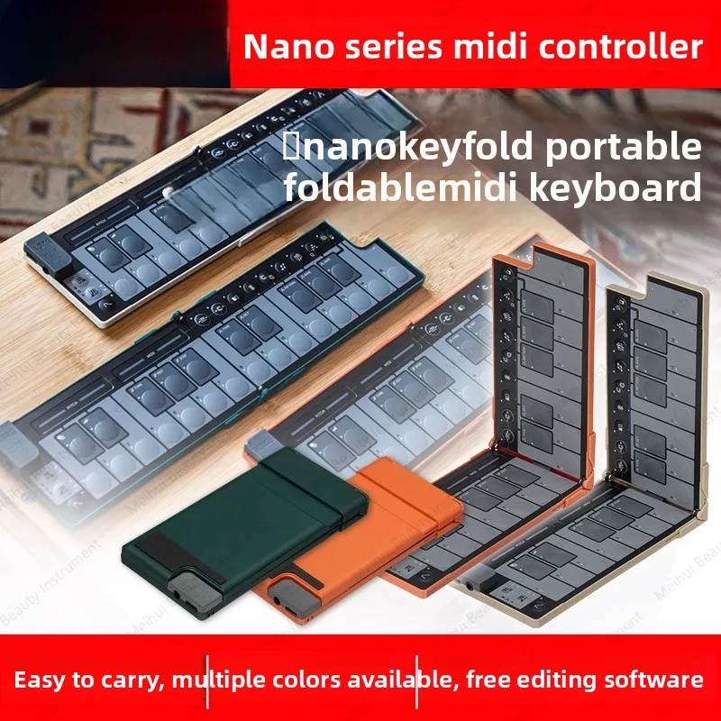 

Складная миди-клавиатура KEY2 Контроллер PAD2 Percussion Pad