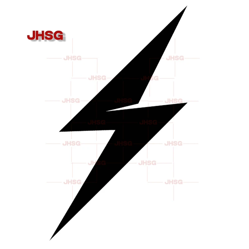 

Lightning Bolt, Vinyl Decal Sticker, Vehicle Window Bumper Sticker Waterproof Vinyl