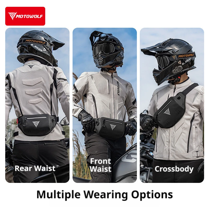Motowolf Motorcycle Outdoor Adventure Touring Chest Bag Crossbody Bag Casual Portable Storage Waterproof Waist Bag view 6