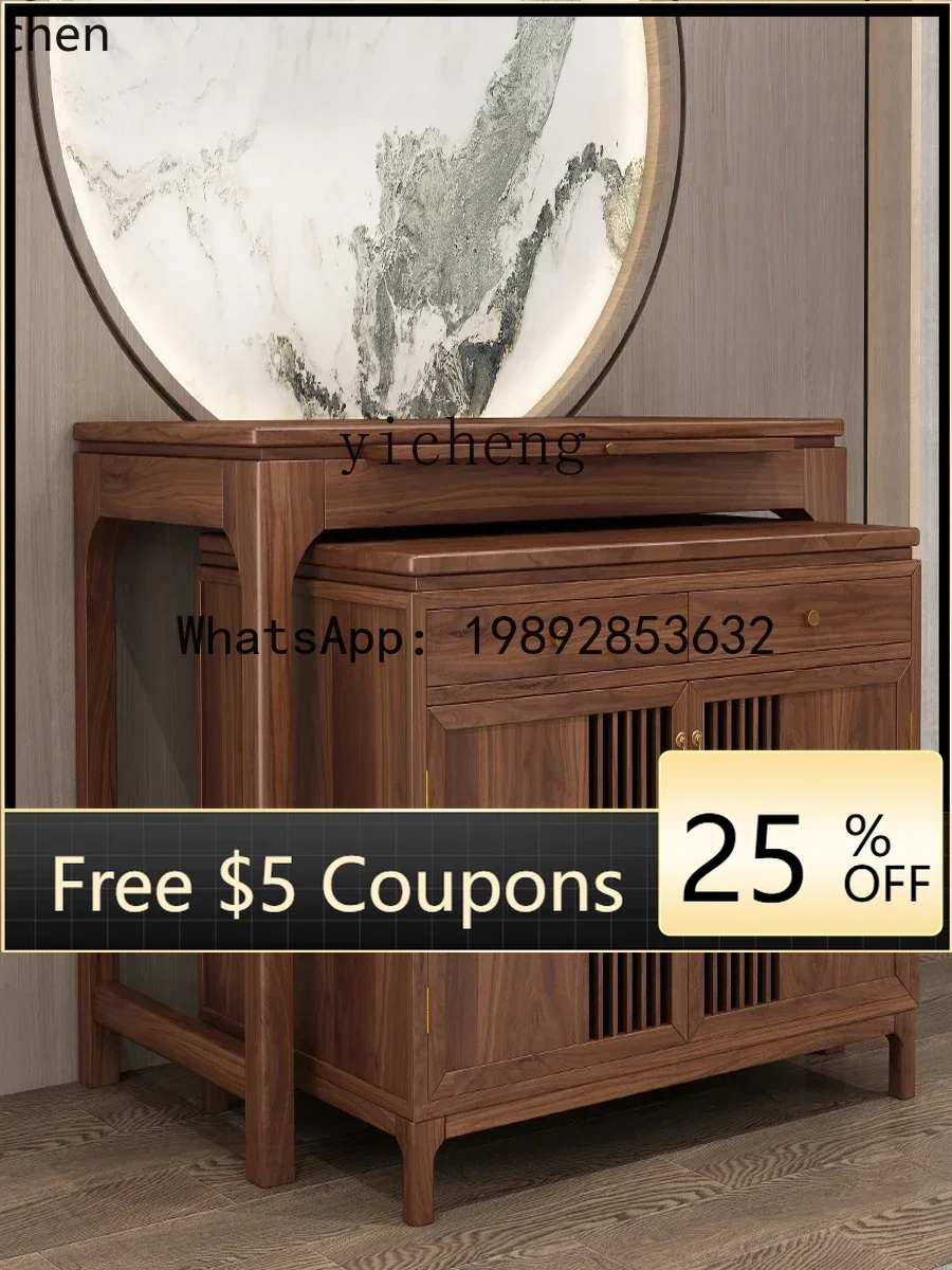 Z1  Buddhist Scene Offering Table Buddhist Table Household Bodhisattva Standing Cabinet Offering Table Modern Buddha