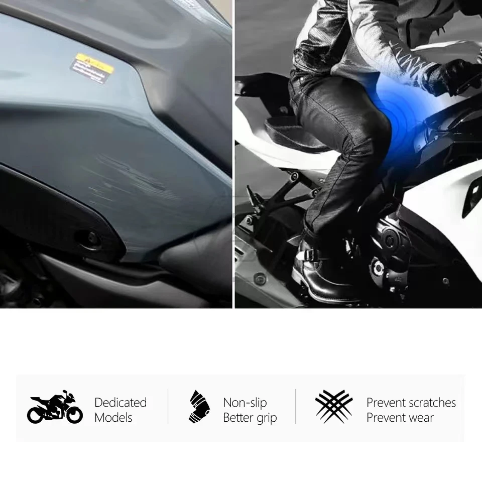 For Kawasaki Z900 Z 900 2017-2022 Motorcycle Side Tank Pad Protection Non-slip stickers