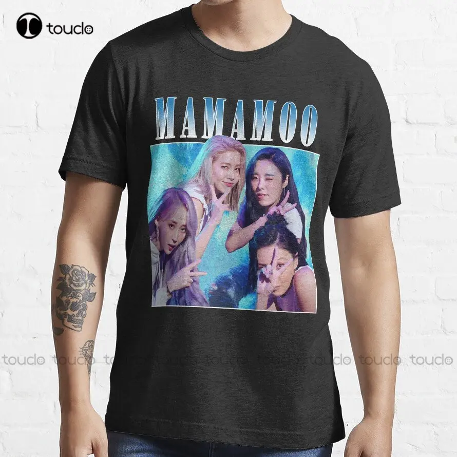 Mamamoo Vintage Trending T-Shirt Mens Black Tshirt Custom Aldult Teen Unisex Digital Printing Tee Shirts Custom Gift Xs-5Xl