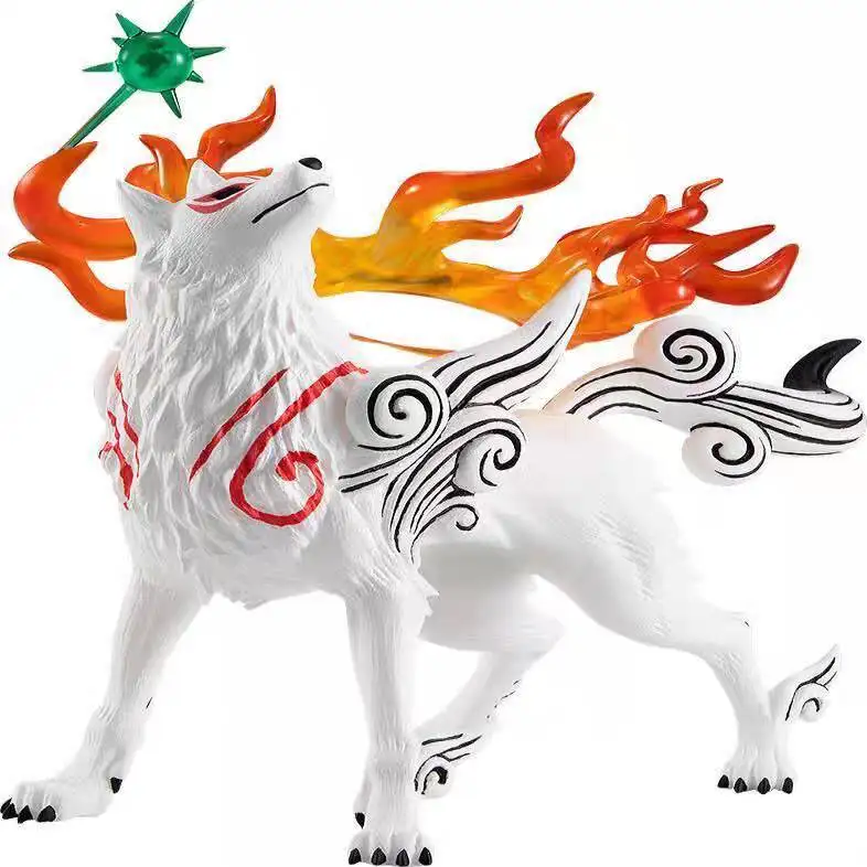 

In Stock Original Genuine POP UP PARADE Amaterasu Okami Shiranui Action Figure PVC Figure Anime Figure Doll Gift Model Toys