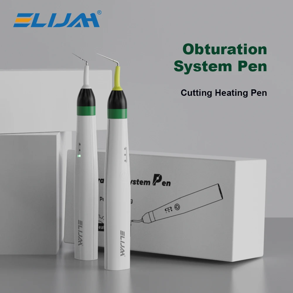 

ELIJAH Dental Obturation System Pen Dentistry Gutta Percha Cutter with 2 Needles 0.3 Seconds Rapid Heating Endodontic Root Tools