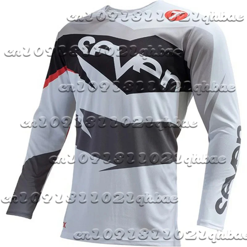 

Summer Boutique Motorcycle Riding Top SEVEN Breathable Quick Drying Sun Protection Casual Sports Round Neck Long Sleeved T-Shirt
