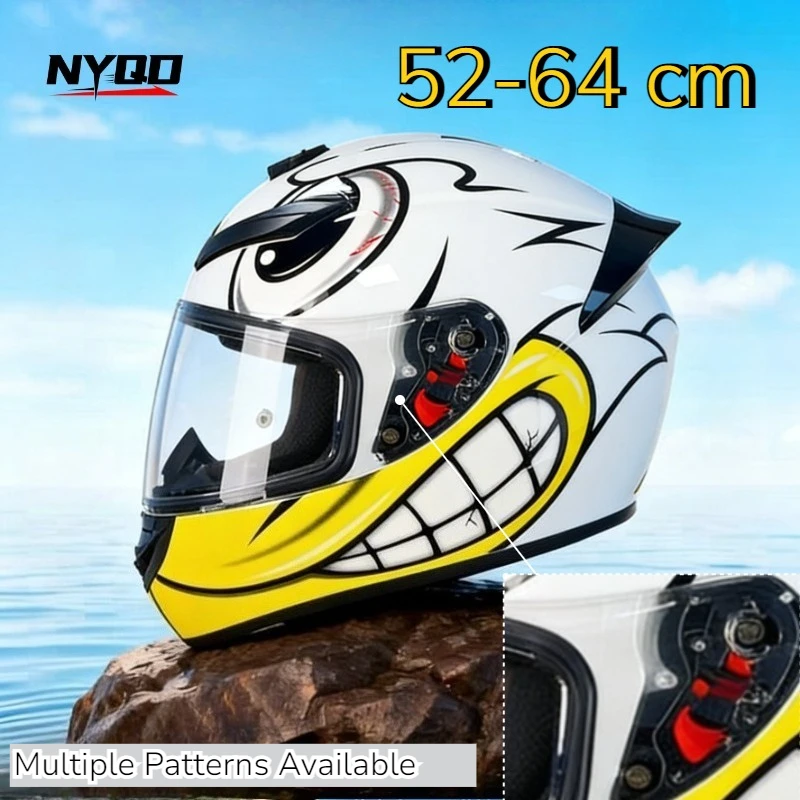 

Мотоциклетный шлем с Bluetooth, полноразмерный, для мужчин и женщин, для скутеров, всесезонный, для мотокросса, гоночный, защитный шлем