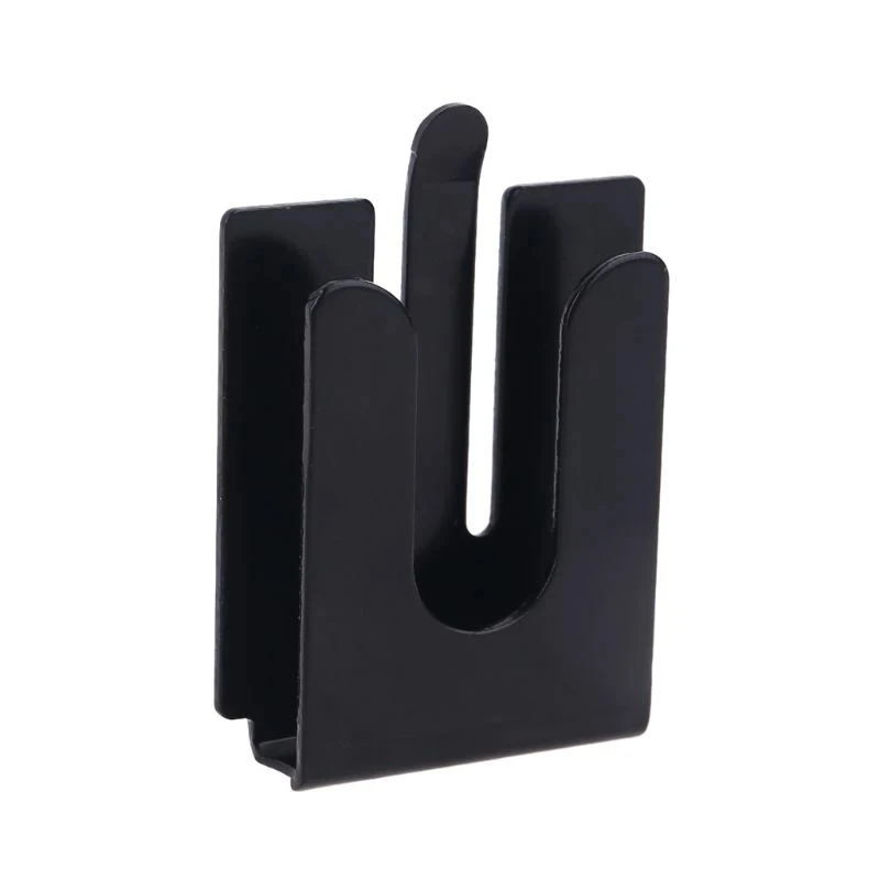 Soporte Universal para micrófono, gancho negro, sin tornillos, fuerte fuerza de adsorción, para Radio de coche, Walkie Talkie