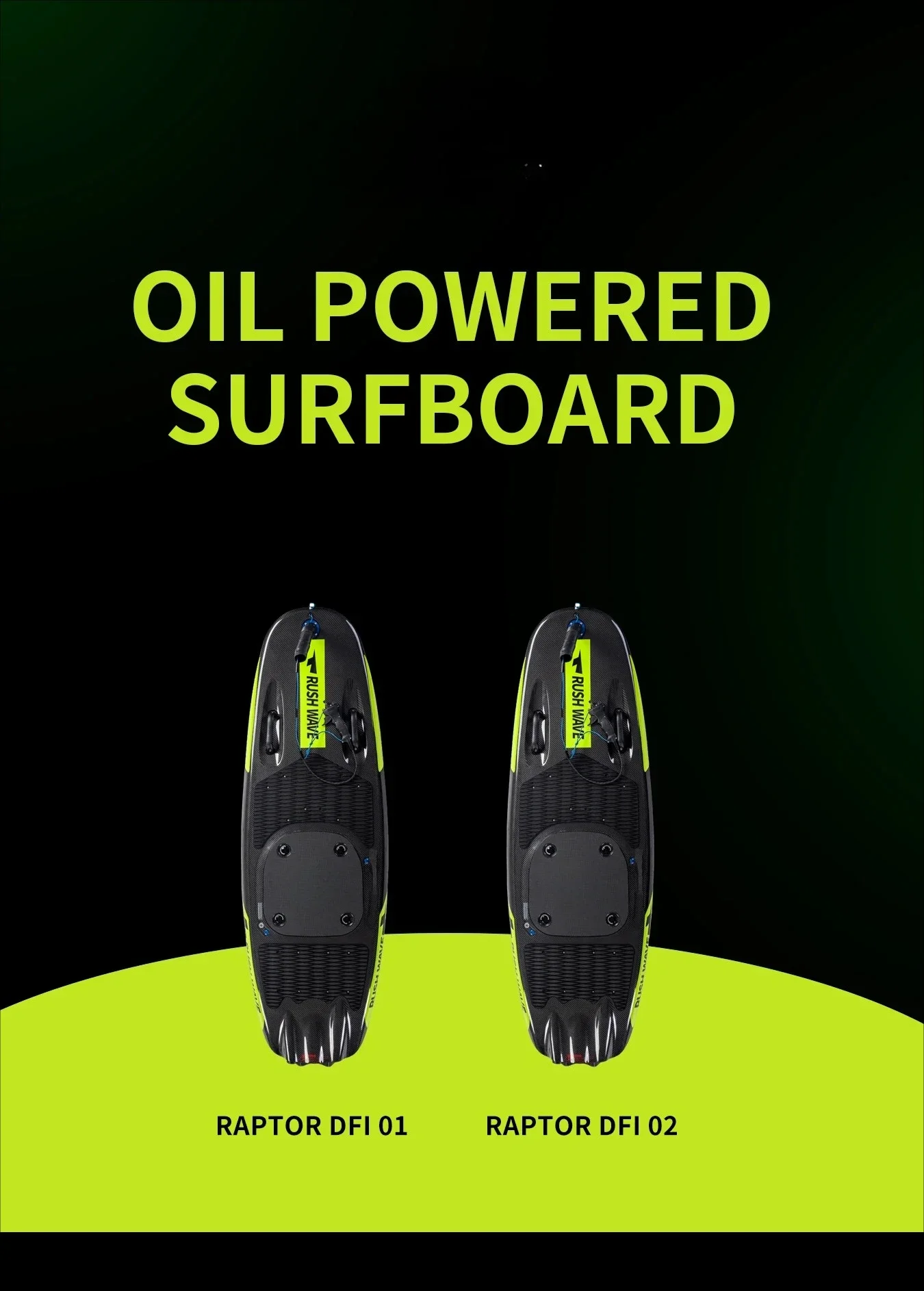 Petrol Jet Board Single Spray  Jetboat Oil Surfboard Standing Pedal for High-speed Water Sports