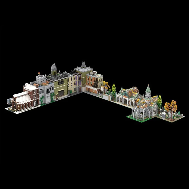 26386pcs MOC Modulaire Alternatieve Bouwt Modulair Modelbouw Kerstcadeaus Blokken Monteren DIY Creatieve Baksteen Speelgoed Verjaardag