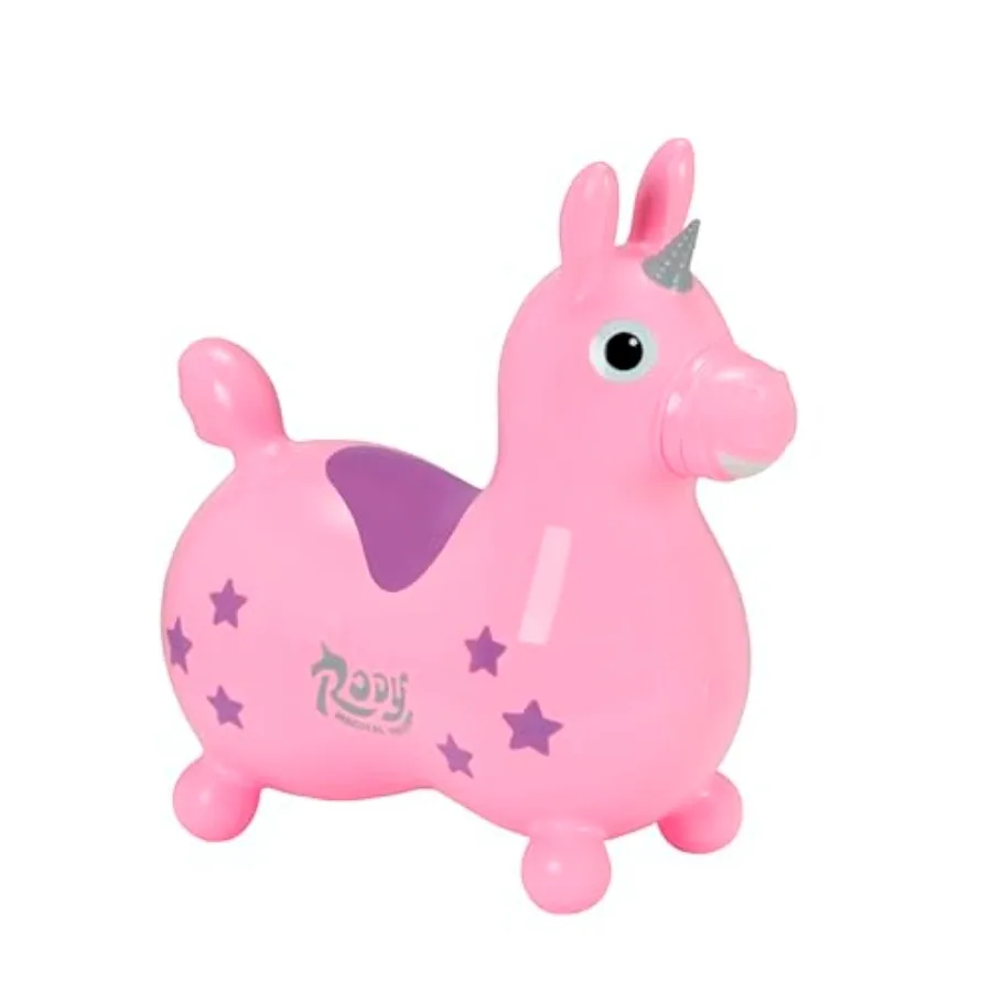 

Hop-on Unicorn Rody Magical Unicorn Inflatable Hop-on Animal Pink 3-5 Years Includes Hand Pump