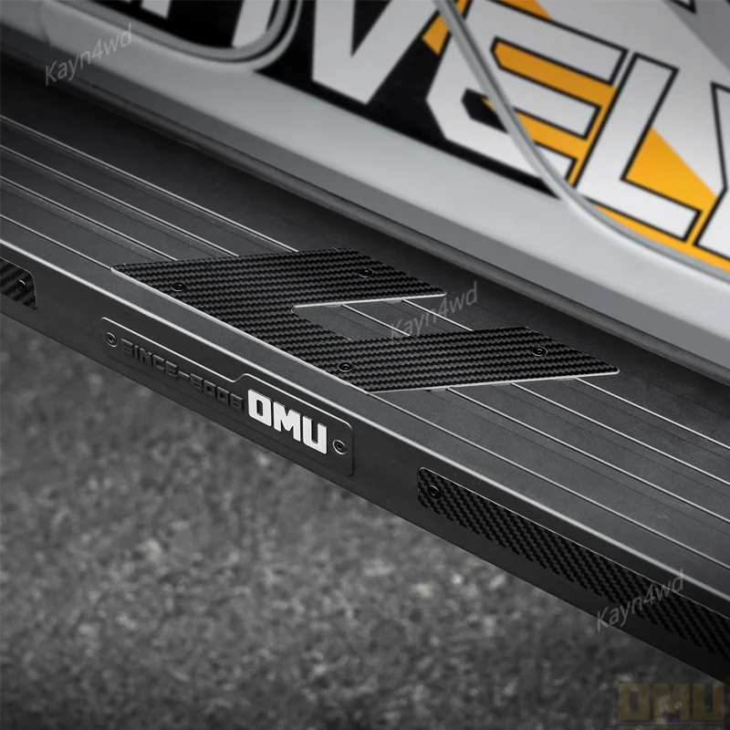 الطرق الوعرة 4x4 الملحقات الخارجية OMU Genesis سلسلة الألومنيوم تشغيل مجلس خطوة جانبية ل 2018-2025 جيب رانجلر JL 4 باب #3