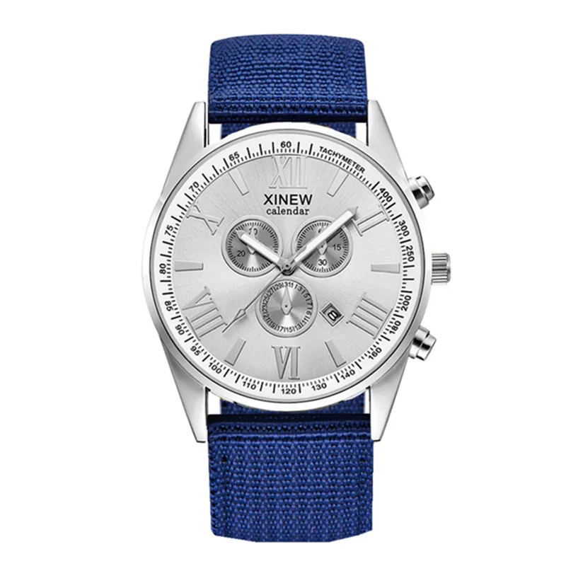 Relogio Masculino XINEW Brand Students Watches Men Boys Fashion Nylon Band Date Gifts Wrist Watch Montre Homme Reloj Hombre 2026
