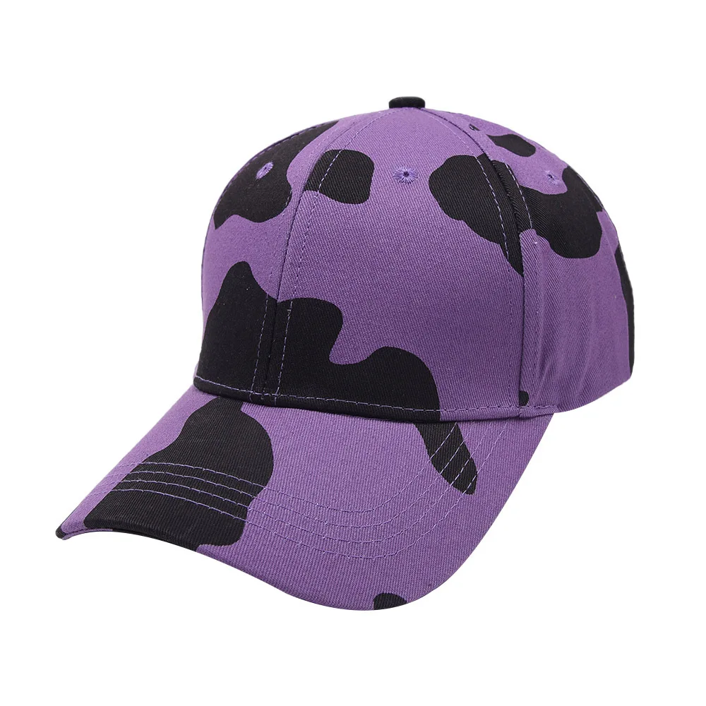 Cow Hot Selling Patterned Baseball Cap for Women with High-end Feel Practical Sun Shading and Sun Protection Duckbill Cap