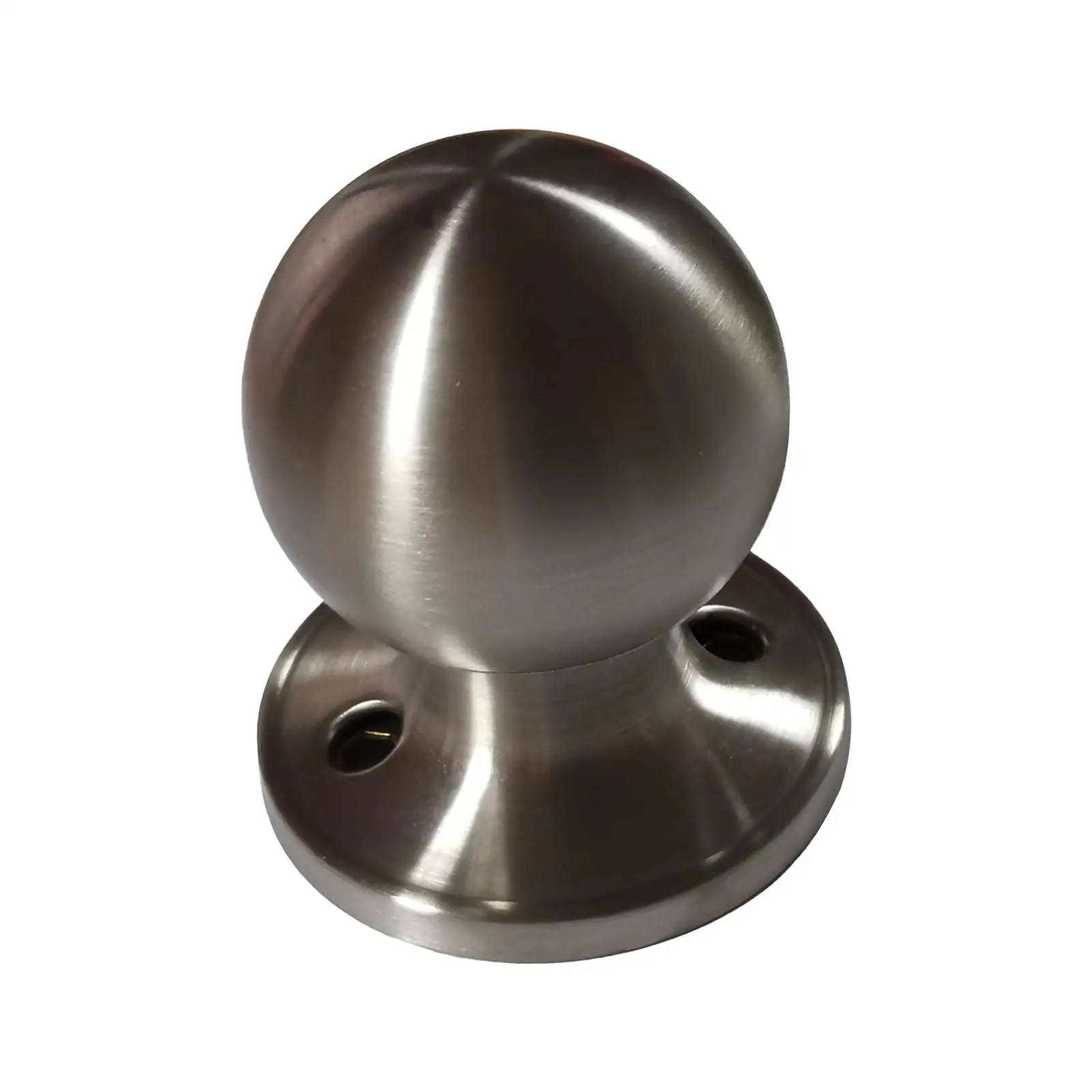 Passage Stainless Steel Knob Lever Handle Non Locking Brushed