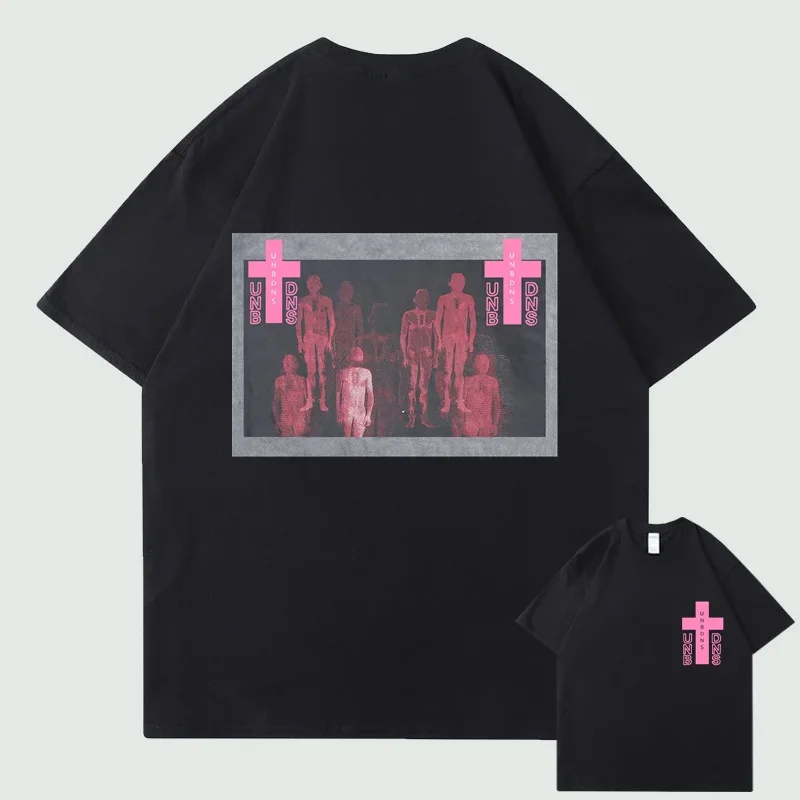 Hip Hop T-Shirt Men's Street Style Japanese Shadow Print Women T-Shirt Summer Short Sleeve T-Shirt Harajuku Cotton Top