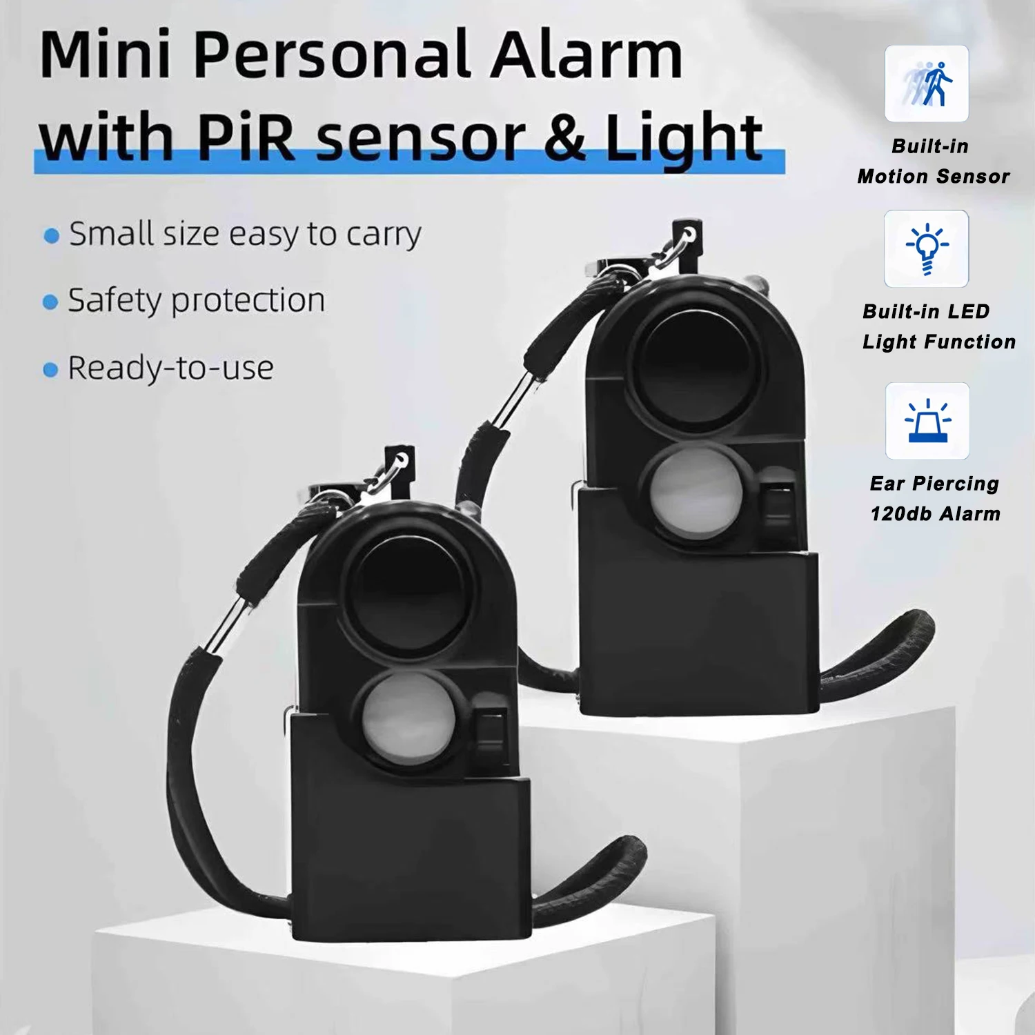 

Camping Travel Portable Mini PIR Infrared Motion Sensor Detector Alarm 120dB Wireless Home Security Anti-theft Dropshipping