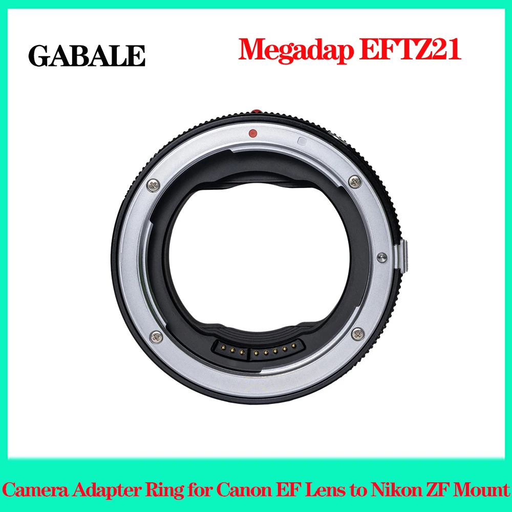 GABALE Megadap EFTZ21 Camera Adapter Ring For Canon EF Lens to ZF Mount for Nikon Z5/6/7/8/9/30