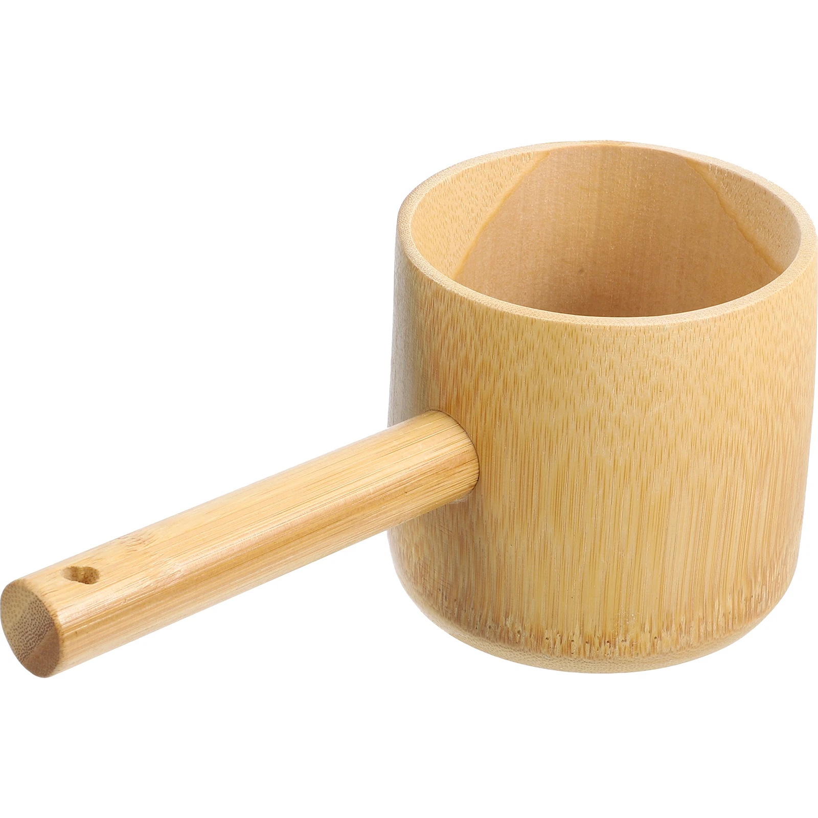 

Bamboo Water Scoop Ladle Ergonomic Handle for Home Bath Tea House Hotel Restaurant Japanese Style Bailer Salt