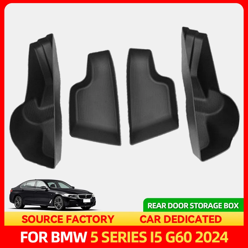 

Стайлинг Лидер продаж для BMW 5 серии i5 G60 2024, ящик для хранения передних и задних дверей автомобиля, лоток-органайзер, водонепроницаемый антигрязные ворота Slo