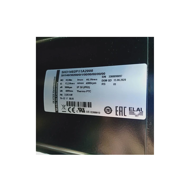 

Gold Seller SH31402P11A2000 SH140/30200/0/1/00/00/00/00/00 PLC Controller Servo Motor Brand New Original Spot