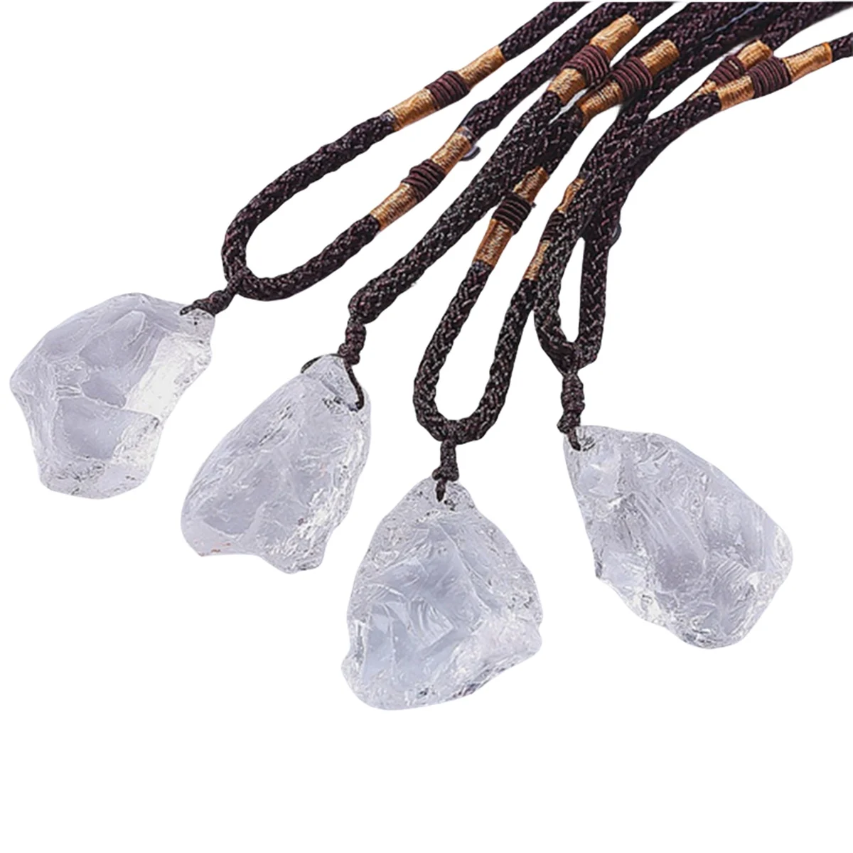 Natural Stone Pendant Necklace Reiki Heal   Charms Necklaces for Women Men Jewelry