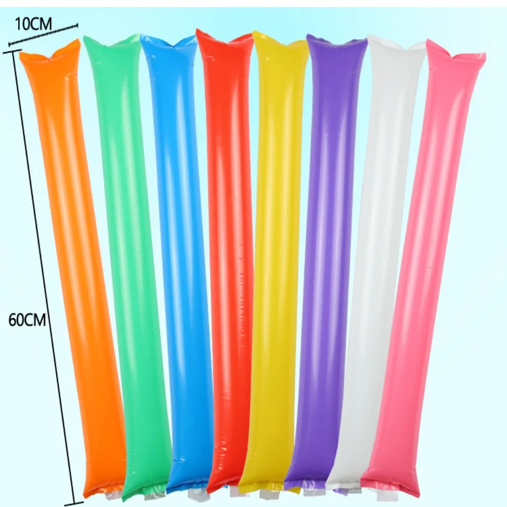 2 Stuks Juichende Team Geest Opblaasbare Cheer Sticks Lawaaimakers Cheer Leading Thunder Sticks Applauder Plastic Boom Sticks Party