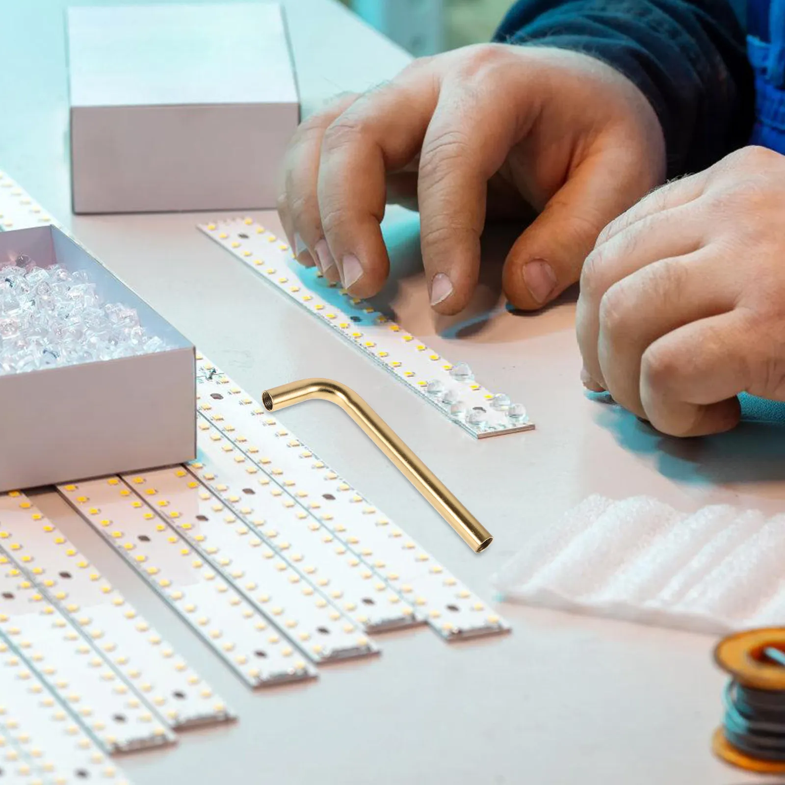 

Изогнутый железный стержень для настольных и настенных светильников, запчасти для ремонта и замены, декоративные элементы для дома и офиса