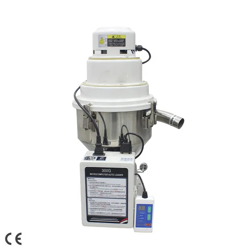 

China Supply 300KG Auto Plastic Raw Hopper Loader Loading Machine Plastic Granule Autoloader