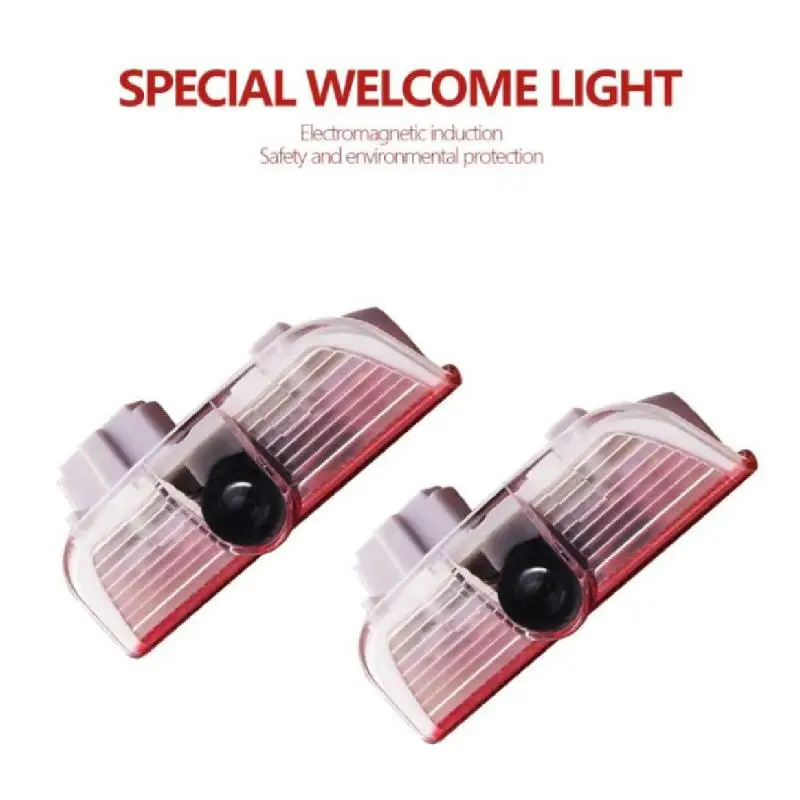 2PCS LED Car Door Logo Projector Lights for Volkswagen Arteon CC PHIDEON 2009-2021 Welcome Decorative Lights Accessories DECOR