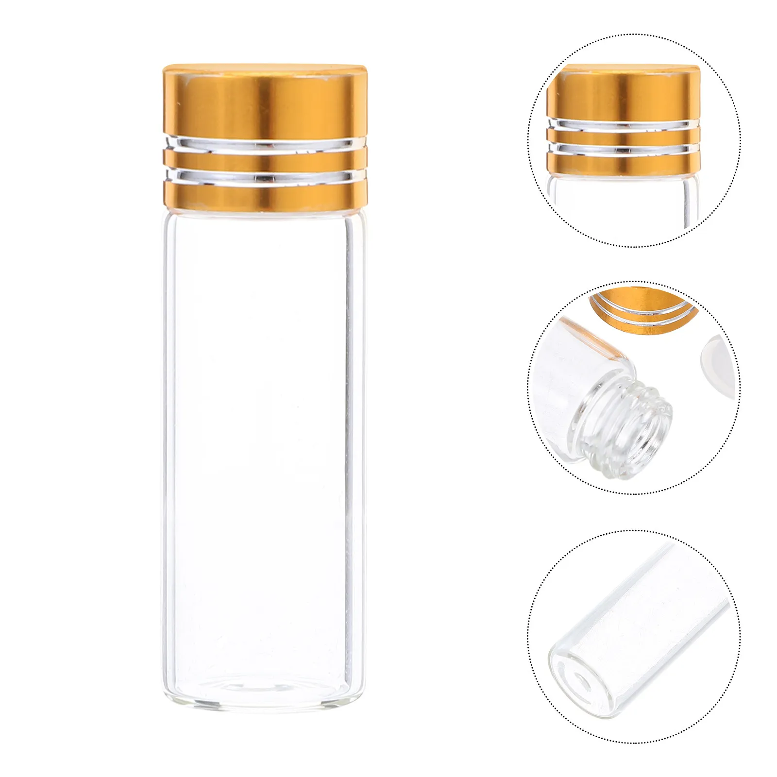 

24 шт., маленькие бутылочки для образцов духов, стеклянные герметичные флаконы, 4 мл, прозрачные многоразовые контейнеры для эфирных масел, ароматерапии