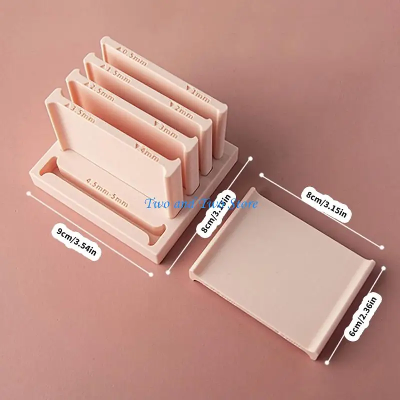 HX6F Creative Clay Thickness Control Roller for Handmade Jewelry and Craft Supplies