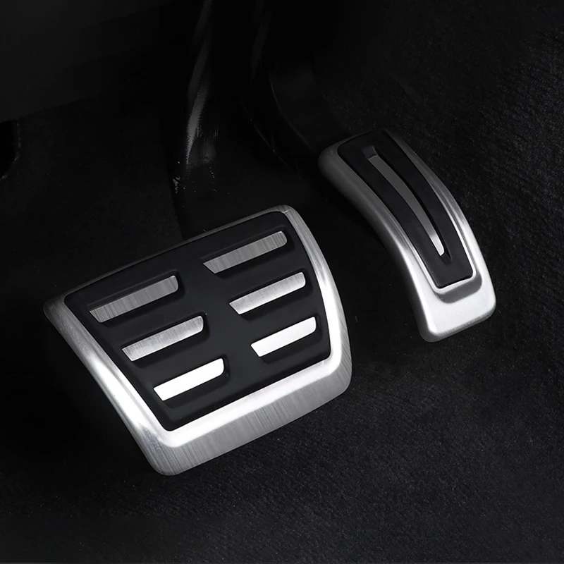 For Porsche Cayenne 2018 2019 2020 2021 2022 2023 Stainless Car Accelerator Fuel Brake Pedal Foot Rest Pedals Pad Cover Case