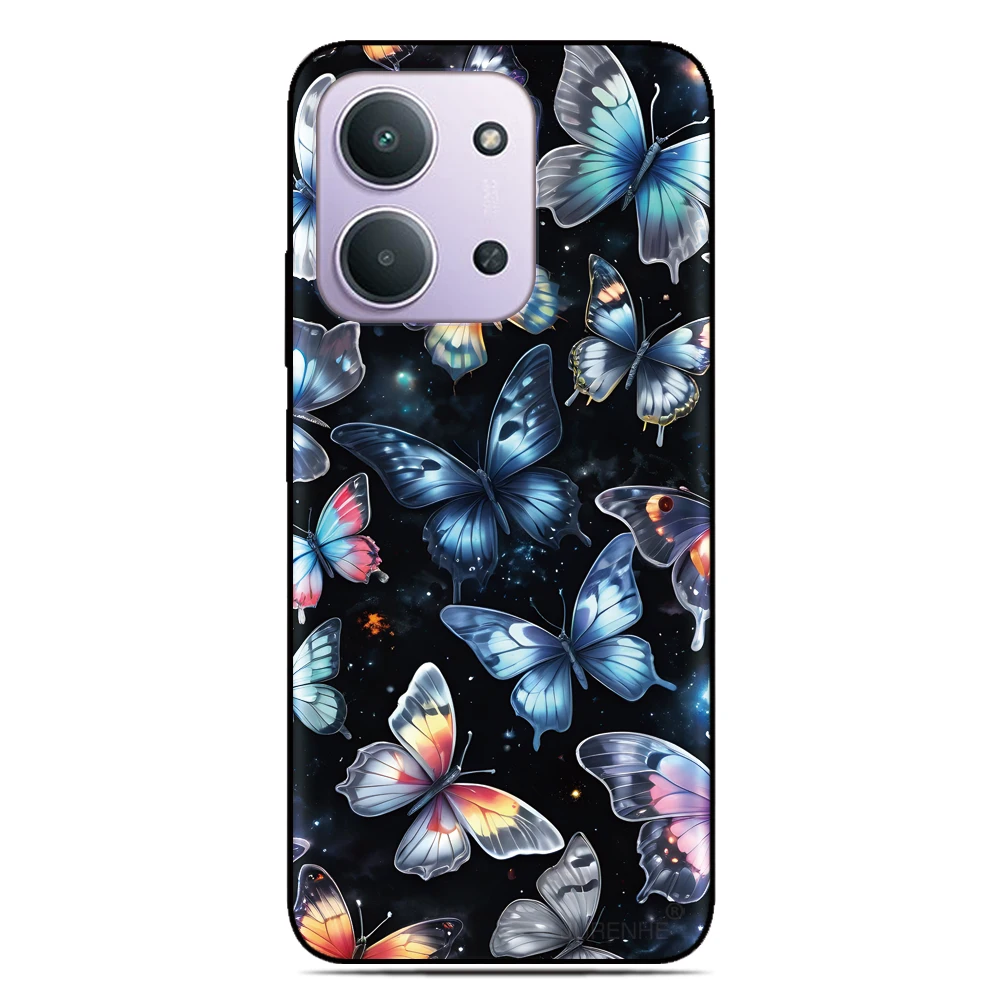 Design Farfalla Della Copertura Posteriore Per Sony Xperia 10 1 VII VI 5 II III IV V 2023 XZ5 XZ4 XZ3 XZ2 Compact XA1 XA2 TPU Cassa Del Telefono Morbida