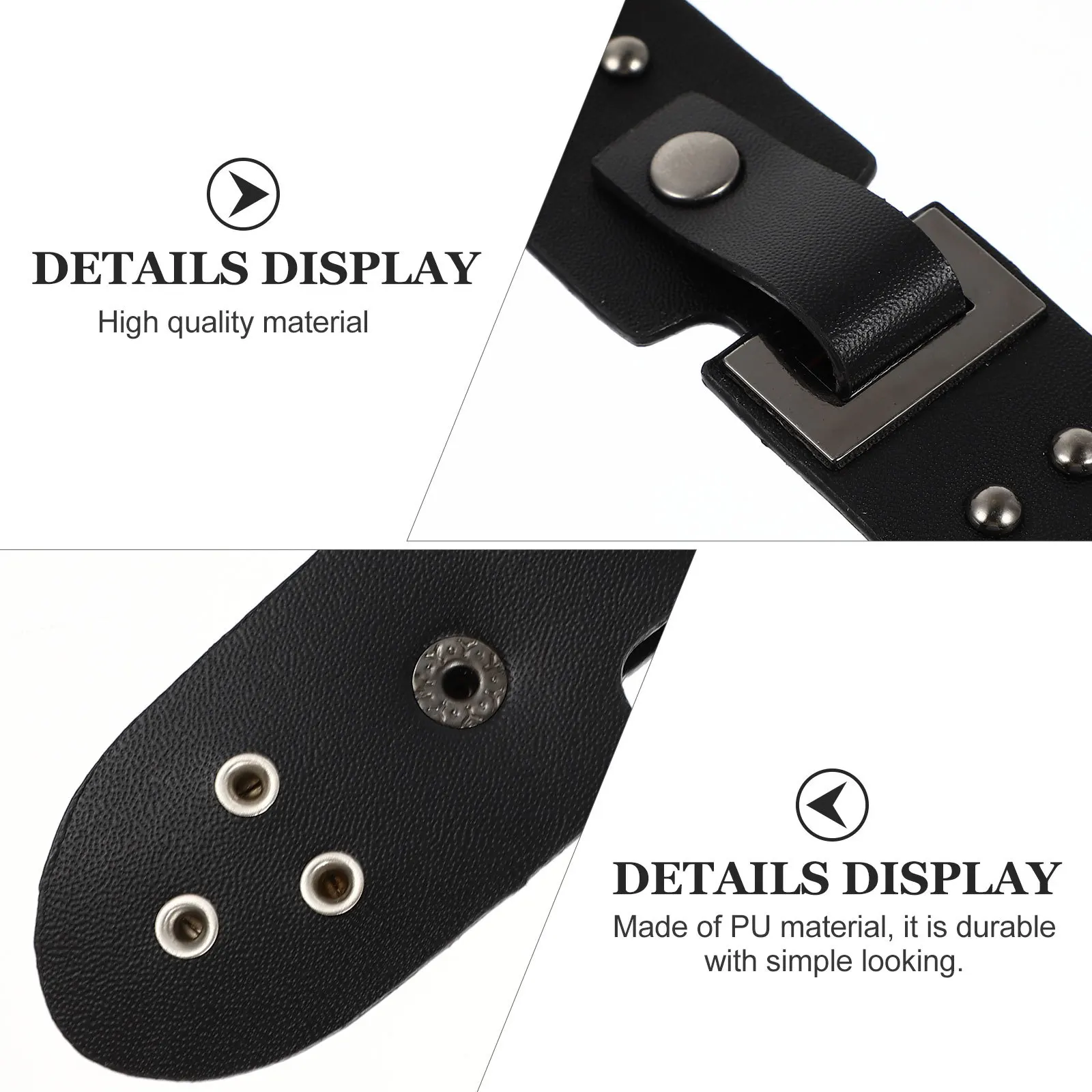 

Windcoat Belt Buckles Pu Durable Simple Design For Trench Duffle Coat Dress Diy Clothing Accessories Toggle Clasps