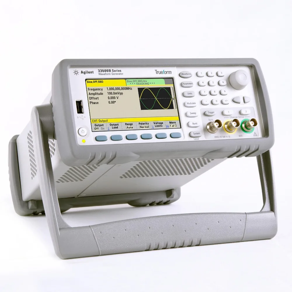 Gerador Trueform Waveform, Use Keysight Agilent 33500B Série 33522B 30MHZ 2CH